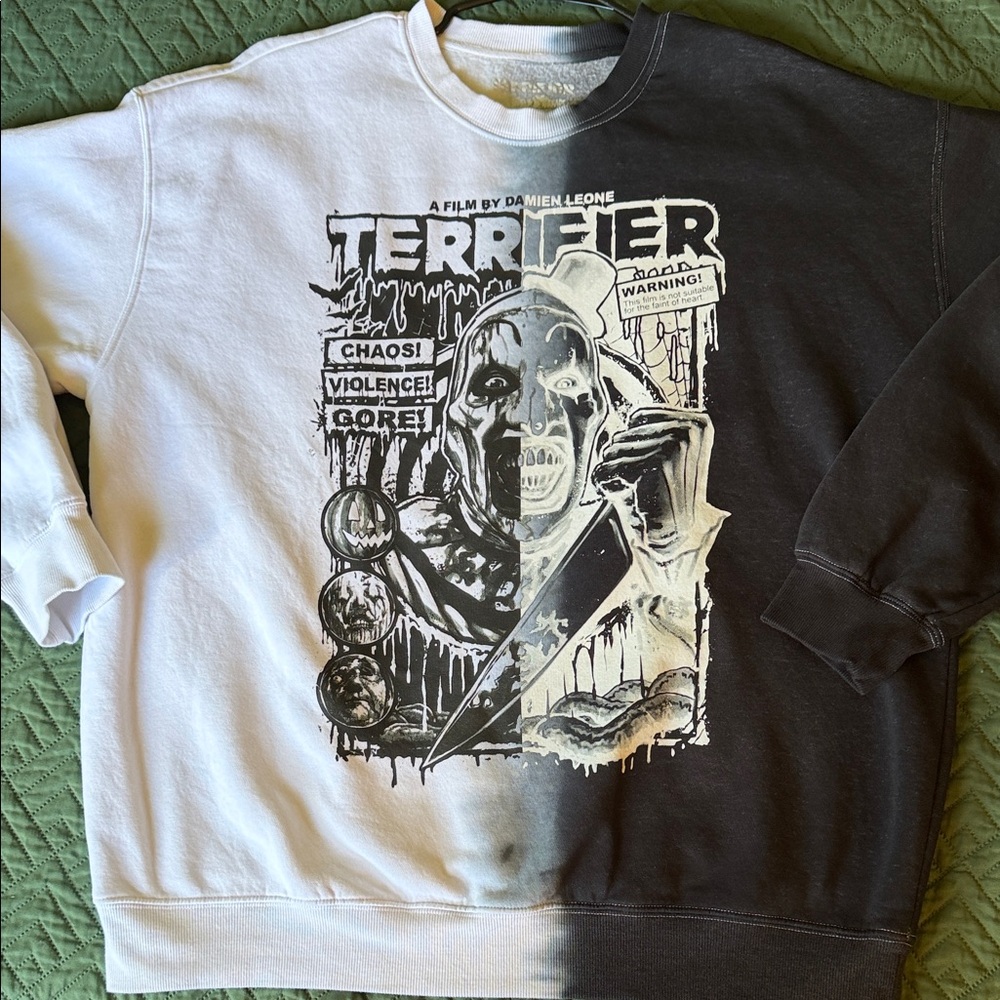 Terrifier Black and White Crewneck